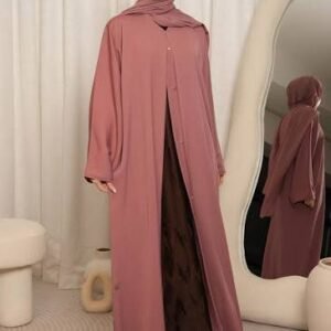 Royal Silk Open Abaya ya